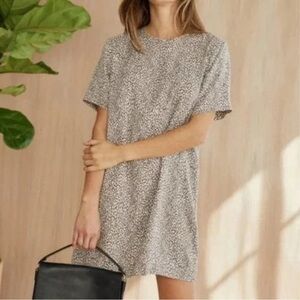 Jenni Kayne Leopard Tee Dress M